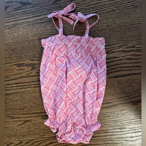 The Beaufort Bonnet Company tie sleeve bubble, 18-24 months